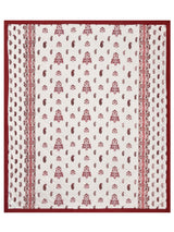 Floral Print Double Bed Cotton Reversible Comforter