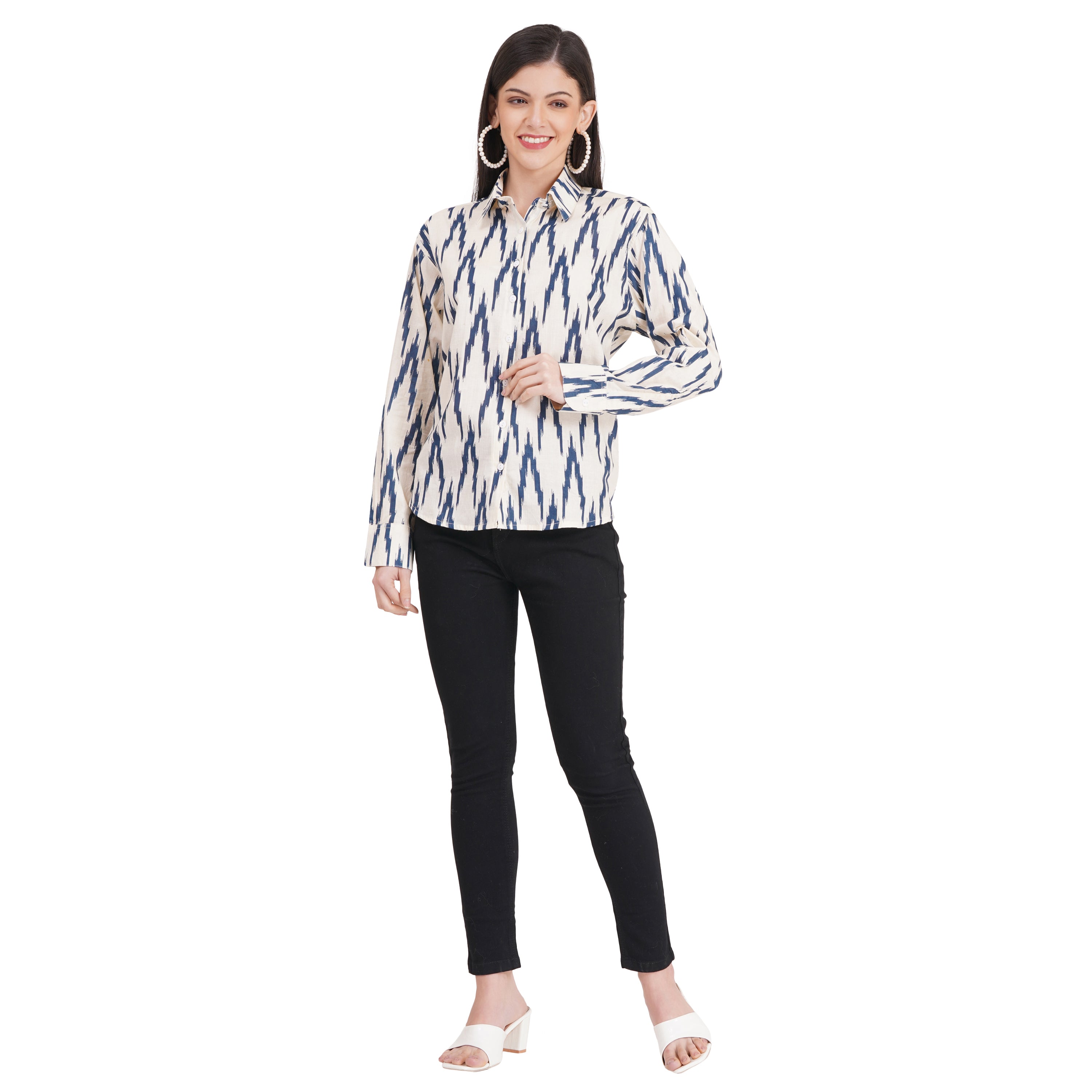 Women's Shirts Full Sleeves 100% Cotton