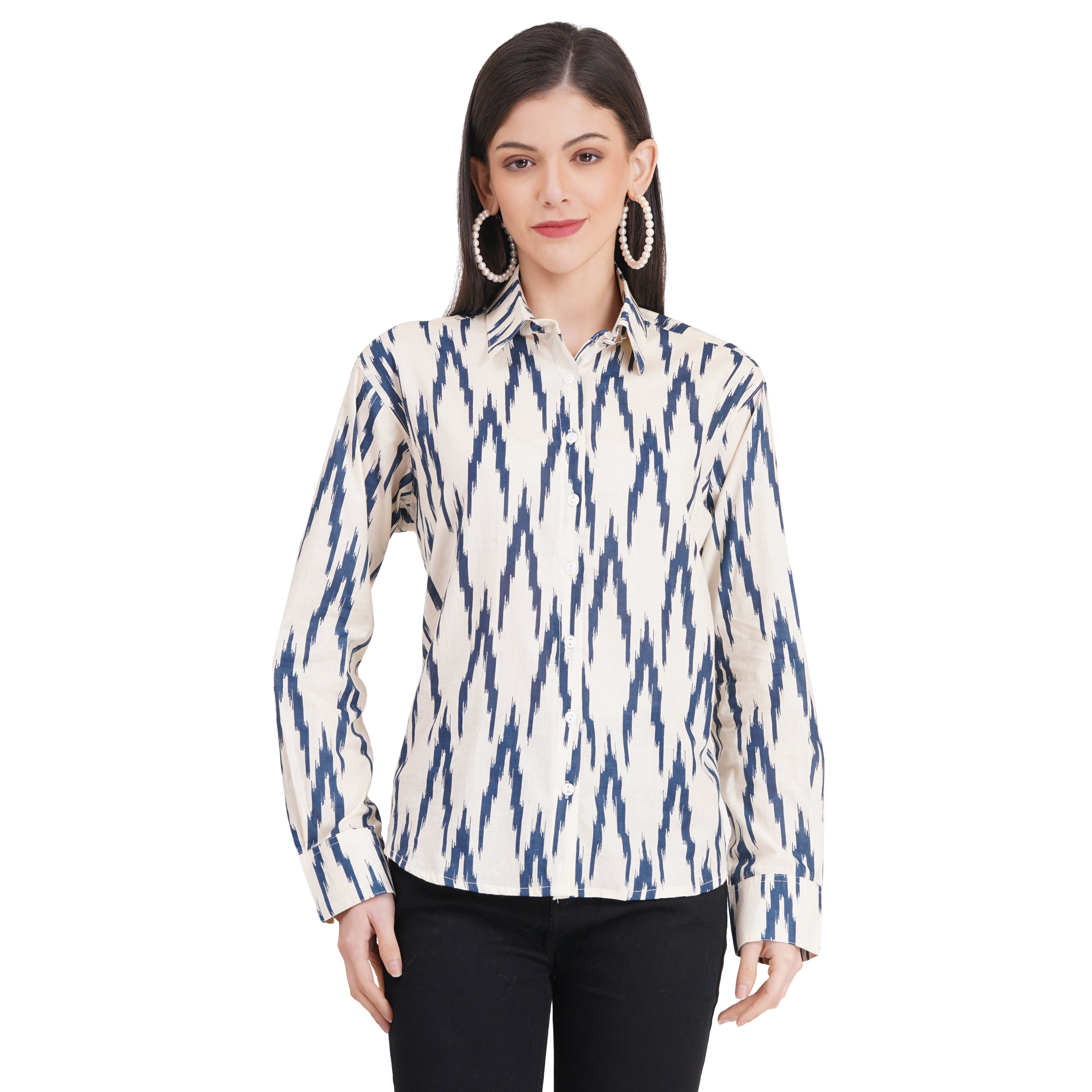 Women's Shirts Full Sleeves 100% Cotton