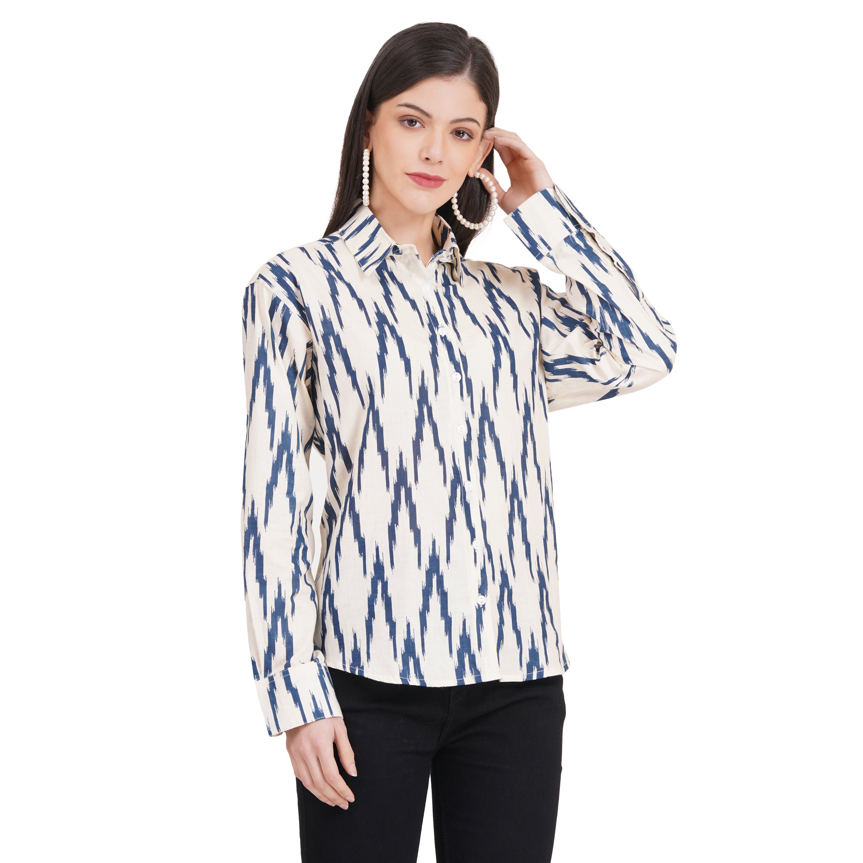 Women's Shirts Full Sleeves 100% Cotton