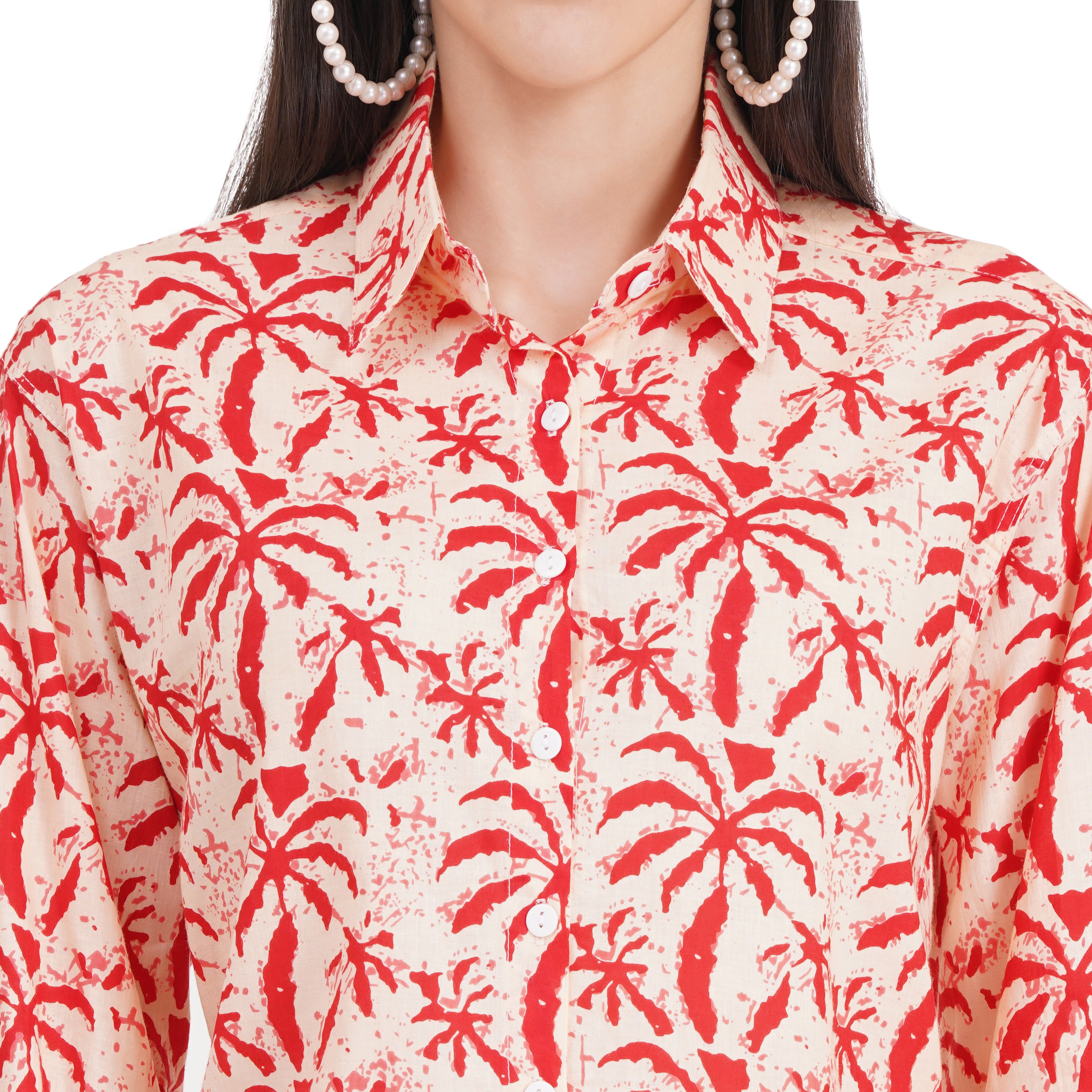 Women's Shirts Full Sleeves 100% Cotton