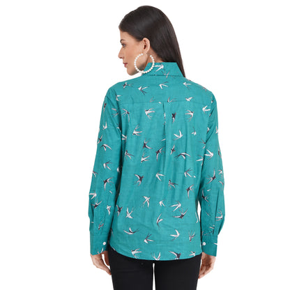 Women's Shirts Full Sleeves 100% Cotton