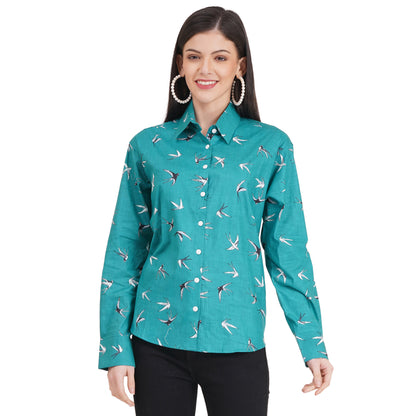 Women's Shirts Full Sleeves 100% Cotton