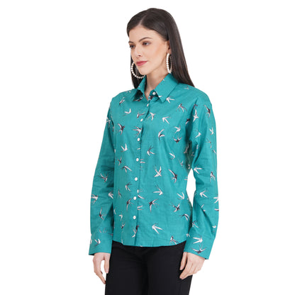 Women's Shirts Full Sleeves 100% Cotton