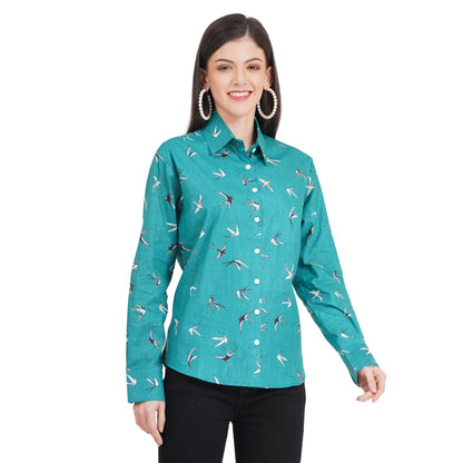 Women's Shirts Full Sleeves 100% Cotton
