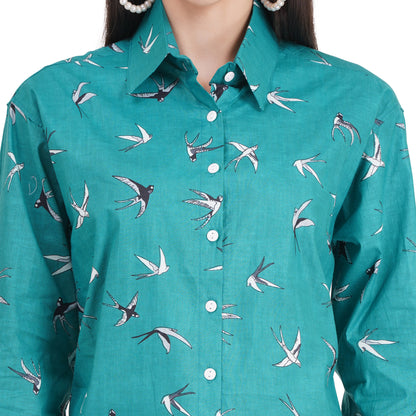 Women's Shirts Full Sleeves 100% Cotton