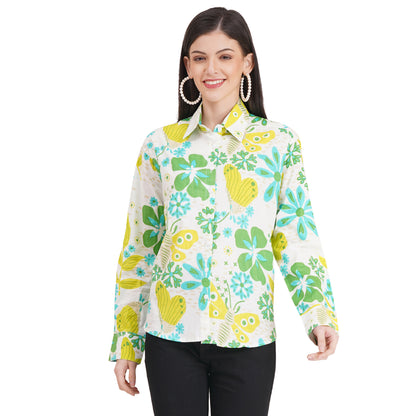Women's Shirts Full Sleeves 100% Cotton