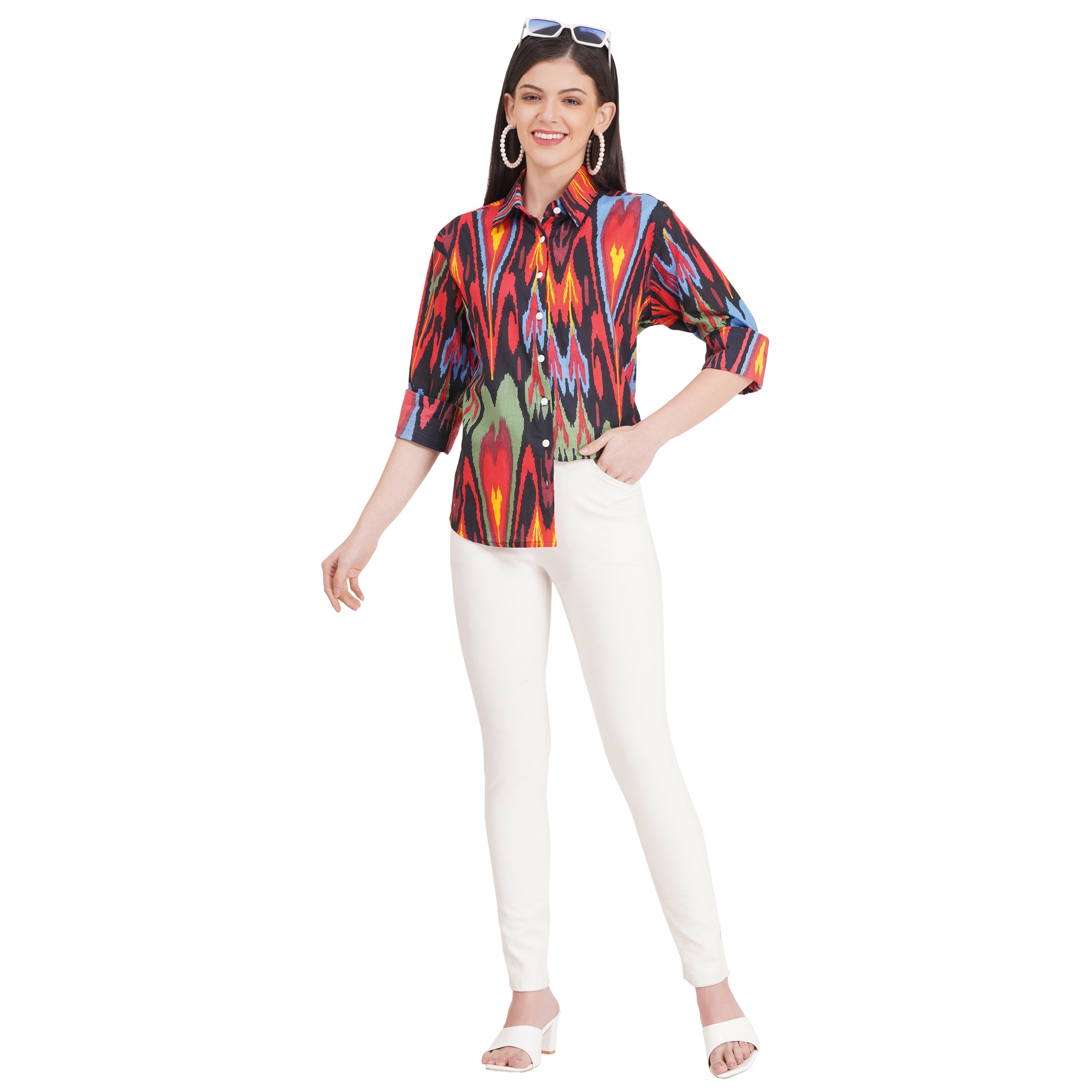 Women's Shirts Full Sleeves 100% Cotton
