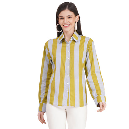 Women's Shirts Full Sleeves 100% Cotton