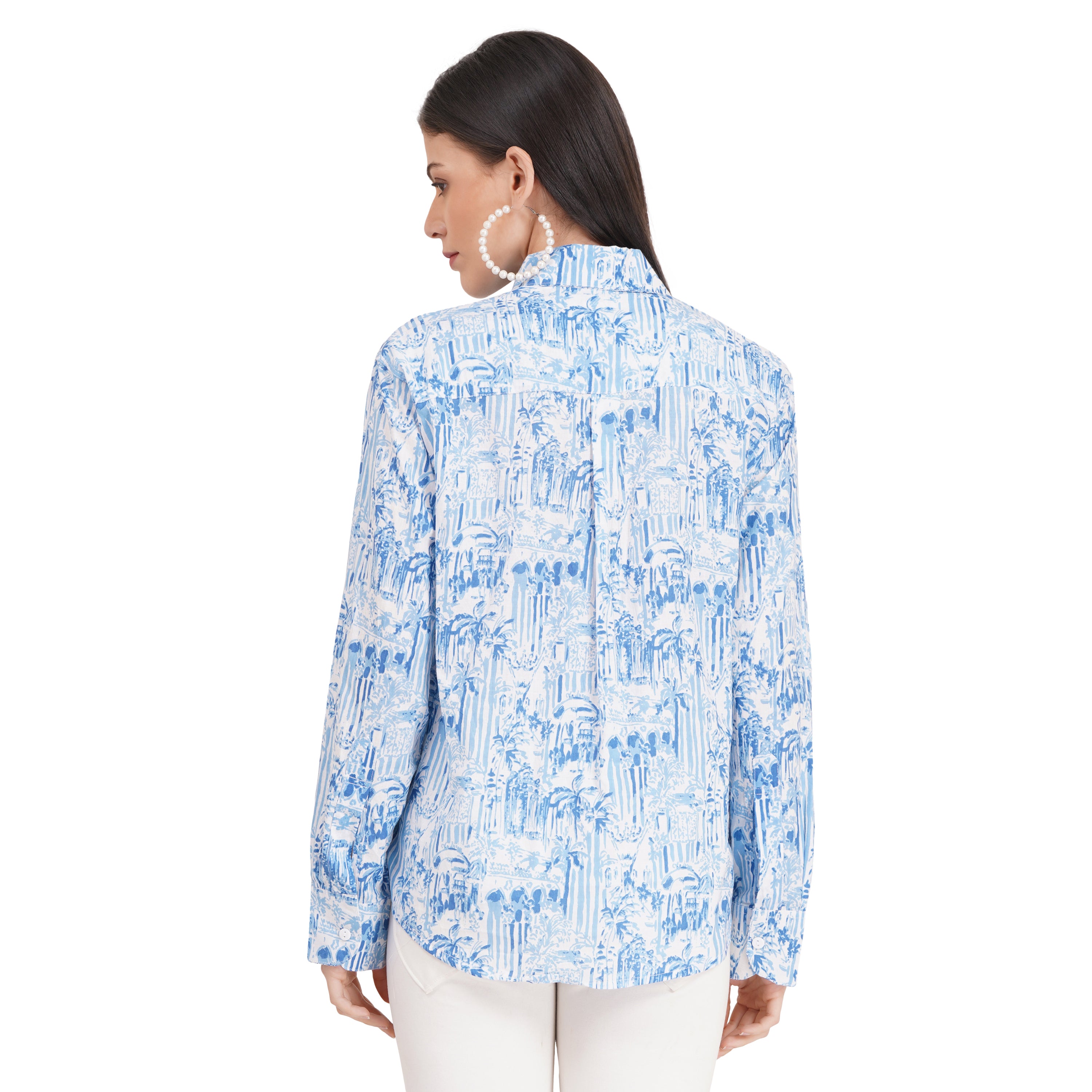 Women's Shirts Full Sleeves 100% Cotton