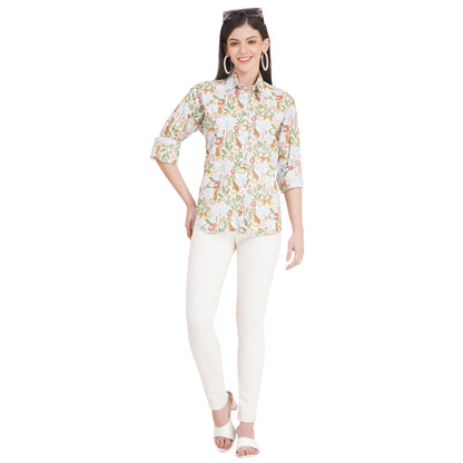 Women's Shirts Full Sleeves 100% Cotton