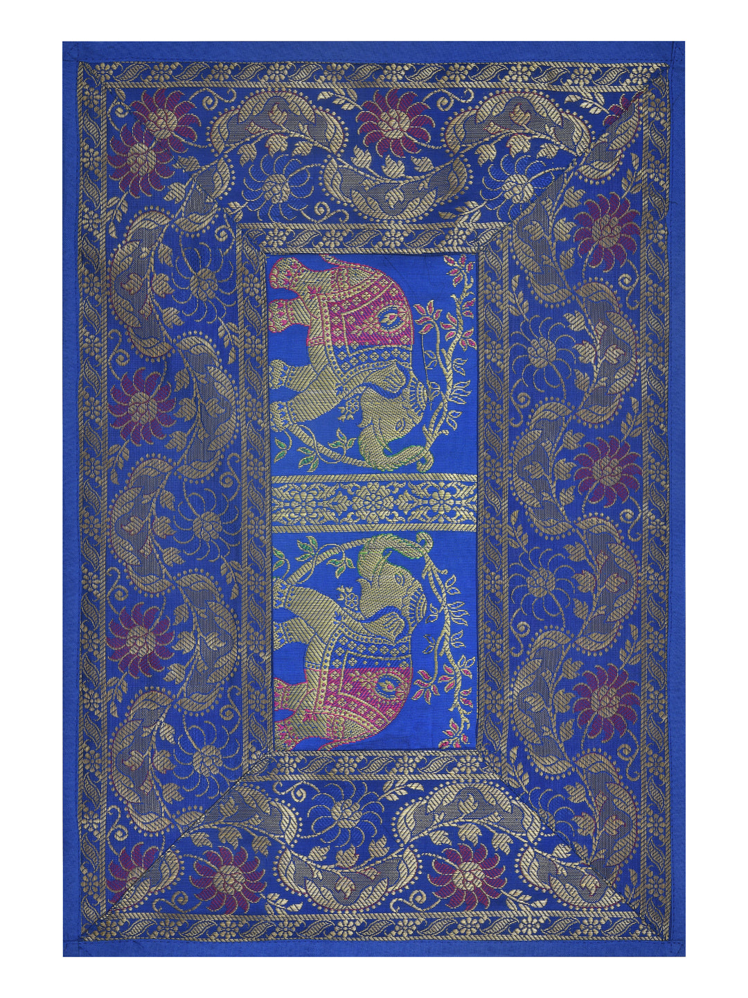 Banarasi Zari Set of 6 Placemats with 6 Coasters