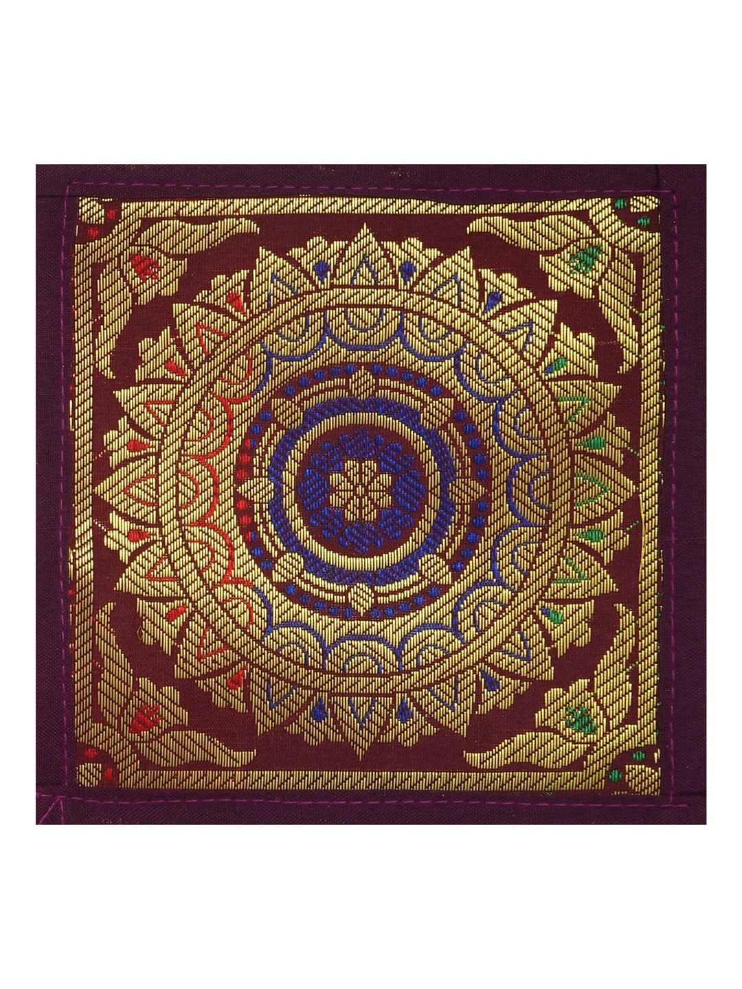 Banarasi Zari Set of 6 Placemats with 6 Coasters