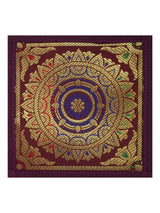 Banarasi Zari Set of 6 Placemats with 6 Coasters