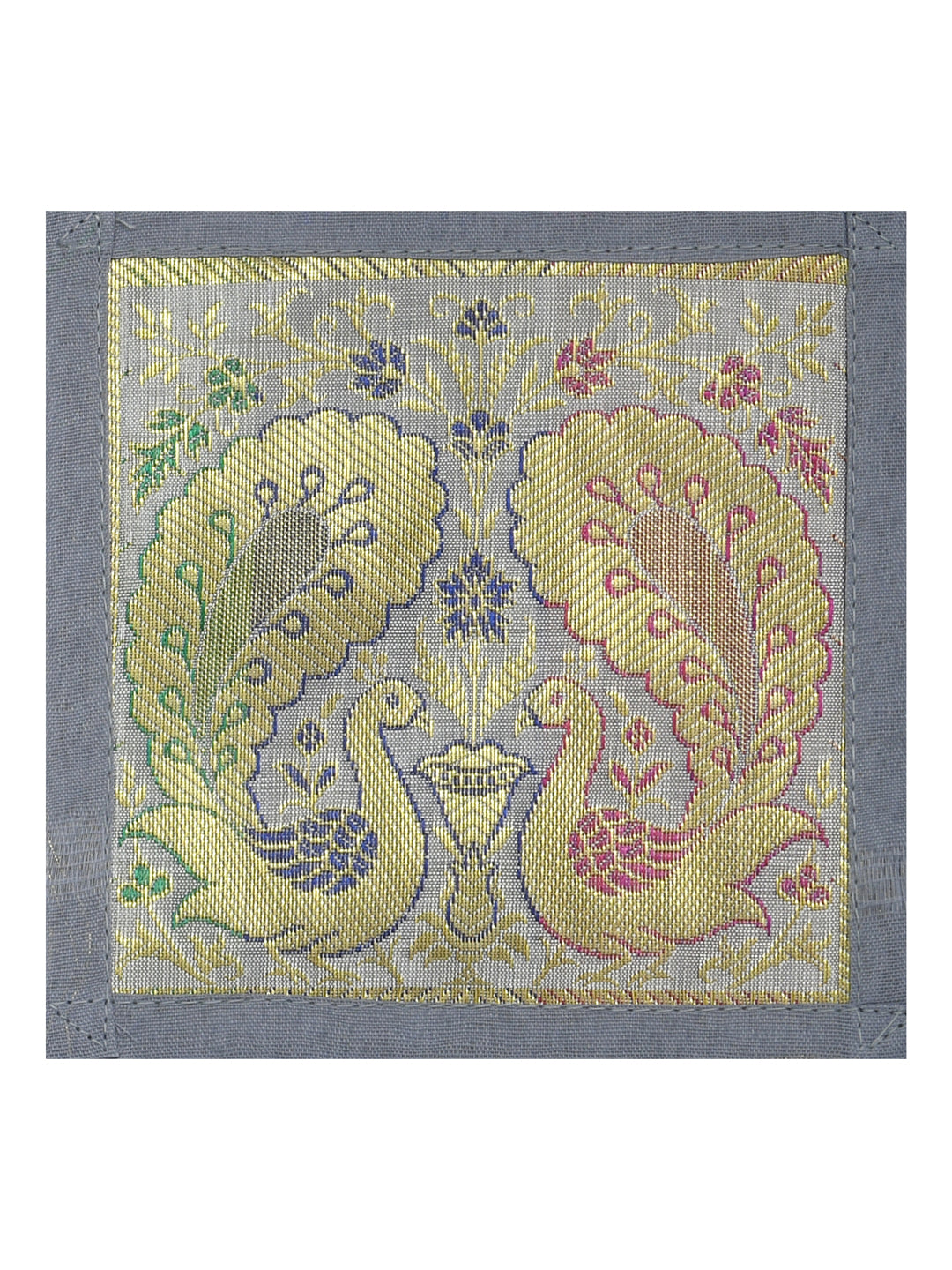 Banarasi Zari Set of 6 Placemats with 6 Coasters