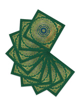 Banarasi Zari Set of 6 Placemats with 6 Coasters
