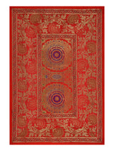 Banarasi Zari Set of 6 Placemats with 6 Coasters