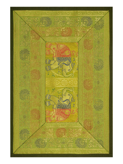 Banarasi Zari Set of 6 Placemats with 6 Coasters