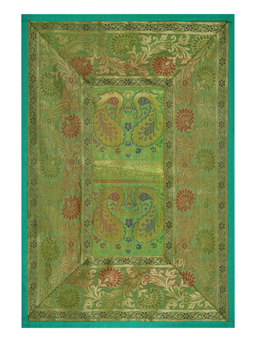 Banarasi Zari Set of 6 Placemats with 6 Coasters