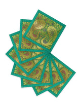 Banarasi Zari Set of 6 Placemats with 6 Coasters