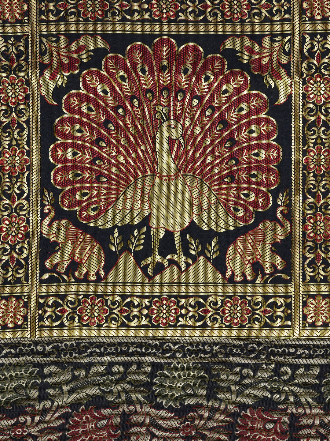 Set of 2 Banarasi Cushion Cover - 16 Inches