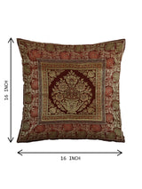 Set of 2 Banarasi Cushion Cover - 16 Inches