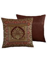 Set of 2 Banarasi Cushion Cover - 16 Inches