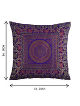 Set of 2 Banarasi Cushion Cover - 16 Inches