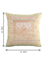 Set of 2 Banarasi Cushion Cover - 16 Inches-10