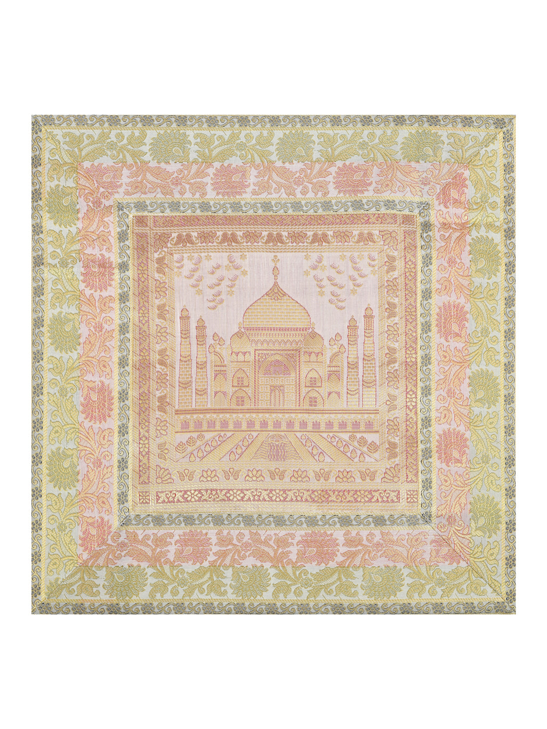 Set of 2 Banarasi Cushion Cover - 16 Inches-10