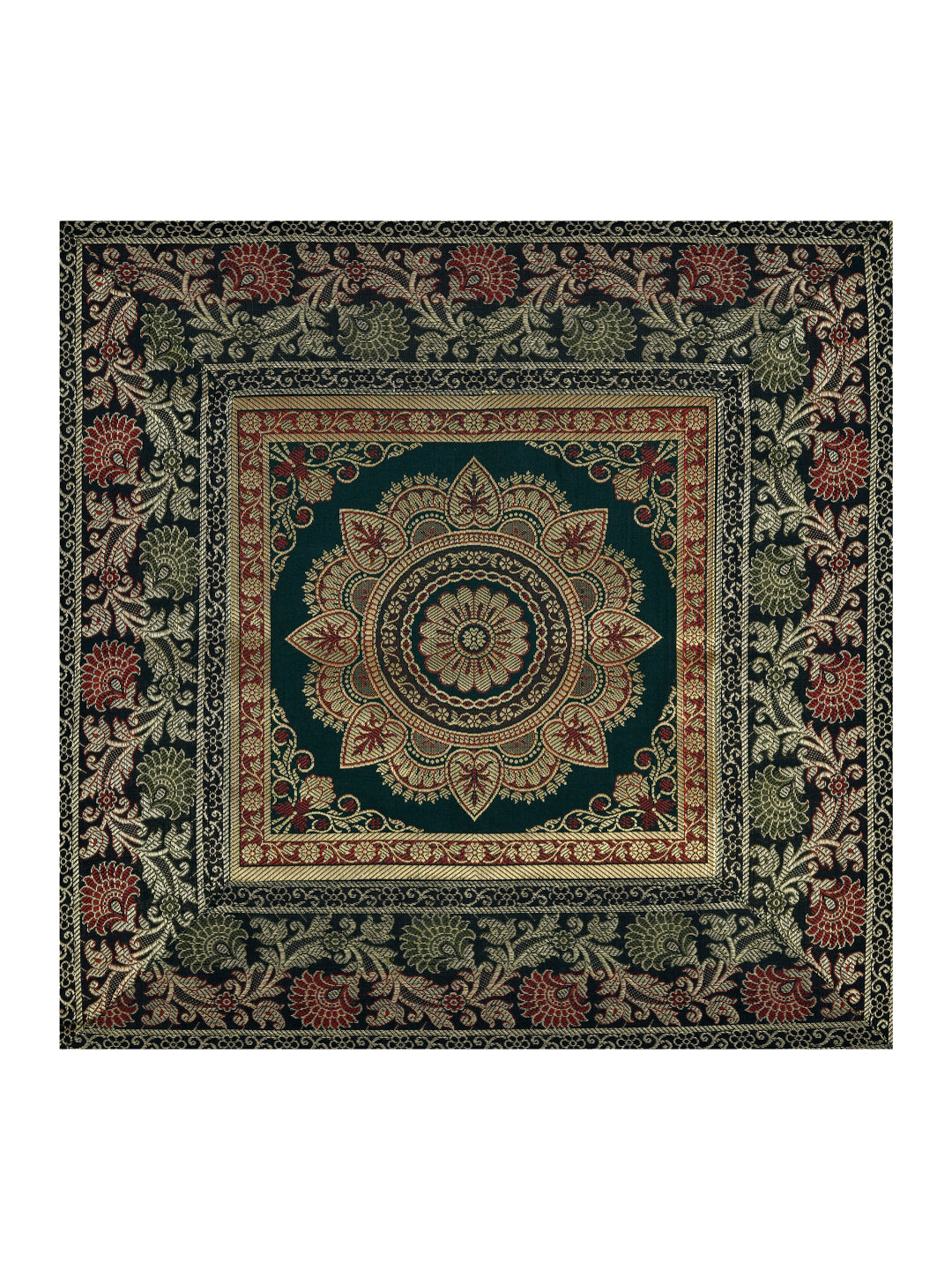 Set of 2 Banarasi Cushion Cover - 16 Inches