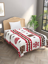Ethnic Printed Reversible Single Bed Cotton AC Blanket | Lightweight Summer Dohar 60x90 inches