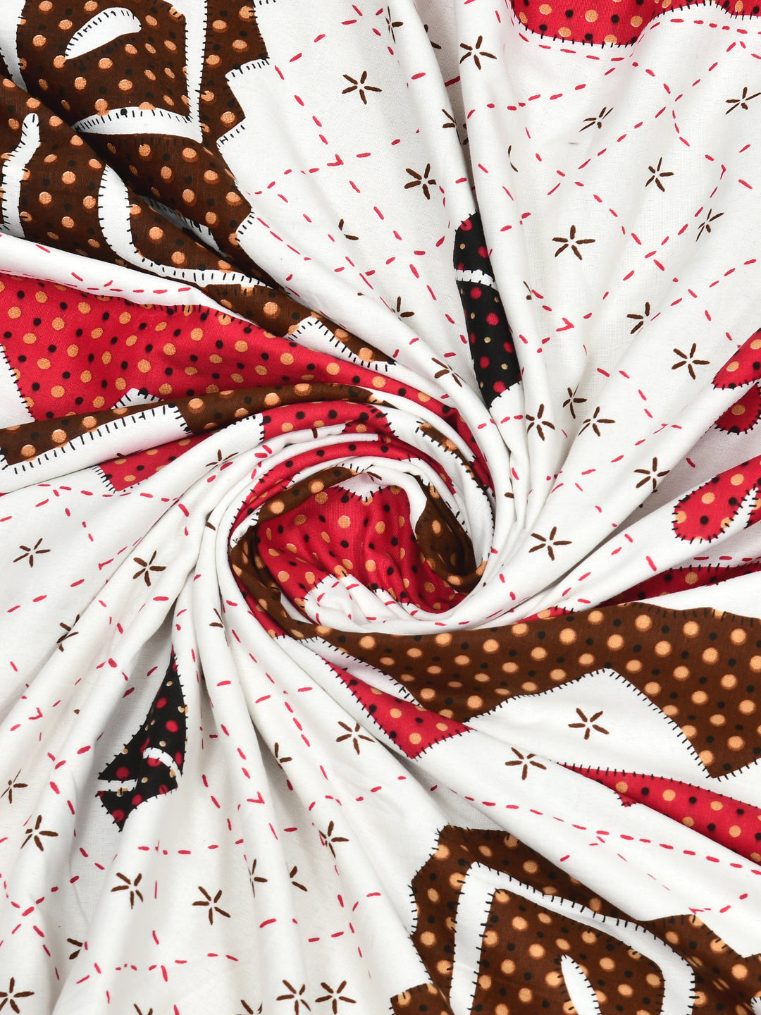Ethnic Printed Reversible Single Bed Cotton AC Blanket | Lightweight Summer Dohar 60x90 inches