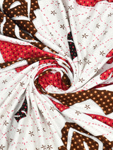 Ethnic Printed Reversible Single Bed Cotton AC Blanket | Lightweight Summer Dohar 60x90 inches
