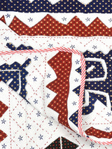 Ethnic Printed Reversible Single Bed Cotton AC Blanket | Lightweight Summer Dohar 60x90 inches