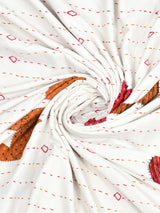 Ethnic Printed Reversible Single Bed Cotton AC Blanket | Lightweight Summer Dohar 60x90 inches