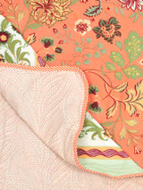 Ethnic Printed Reversible Single Bed Cotton AC Blanket | Lightweight Summer Dohar 60x90 inches