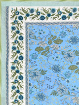 Ethnic Printed Reversible Single Bed Cotton AC Blanket | Lightweight Summer Dohar 60x90 inches
