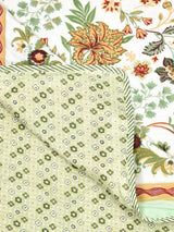 Ethnic Printed Reversible Single Bed Cotton AC Blanket | Lightweight Summer Dohar 60x90 inches