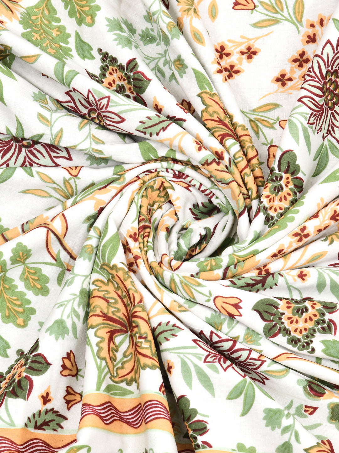 Ethnic Printed Reversible Single Bed Cotton AC Blanket | Lightweight Summer Dohar 60x90 inches