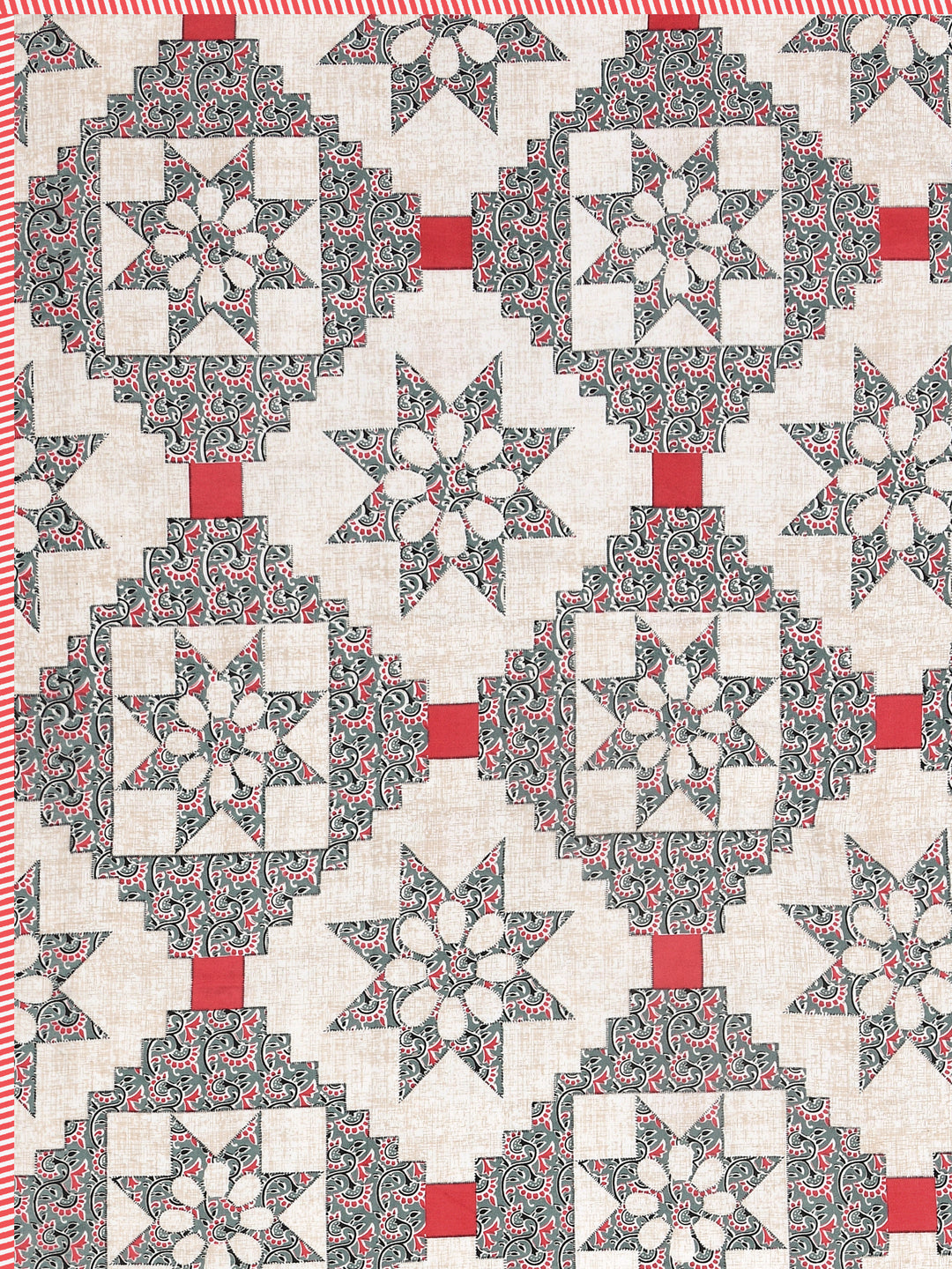 Ethnic Printed Reversible Single Bed Cotton AC Blanket | Lightweight Summer Dohar 60x90 inches