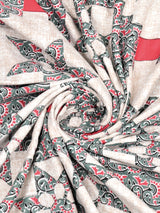 Ethnic Printed Reversible Single Bed Cotton AC Blanket | Lightweight Summer Dohar 60x90 inches