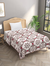 Ethnic Printed Reversible Single Bed Cotton AC Blanket | Lightweight Summer Dohar 60x90 inches