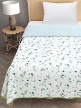 Ethnic Printed Reversible Single Bed Cotton AC Blanket | Lightweight Summer Dohar 60x90 inches