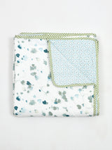 Ethnic Printed Reversible Single Bed Cotton AC Blanket | Lightweight Summer Dohar 60x90 inches