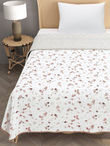 Ethnic Printed Reversible Single Bed Cotton AC Blanket | Lightweight Summer Dohar 60x90 inches
