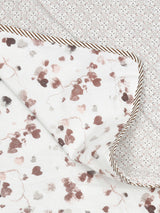 Ethnic Printed Reversible Single Bed Cotton AC Blanket | Lightweight Summer Dohar 60x90 inches