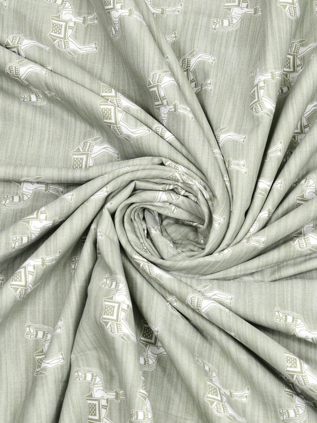 Ethnic Printed Reversible Single Bed Cotton AC Blanket | Lightweight Summer Dohar 60x90 inches