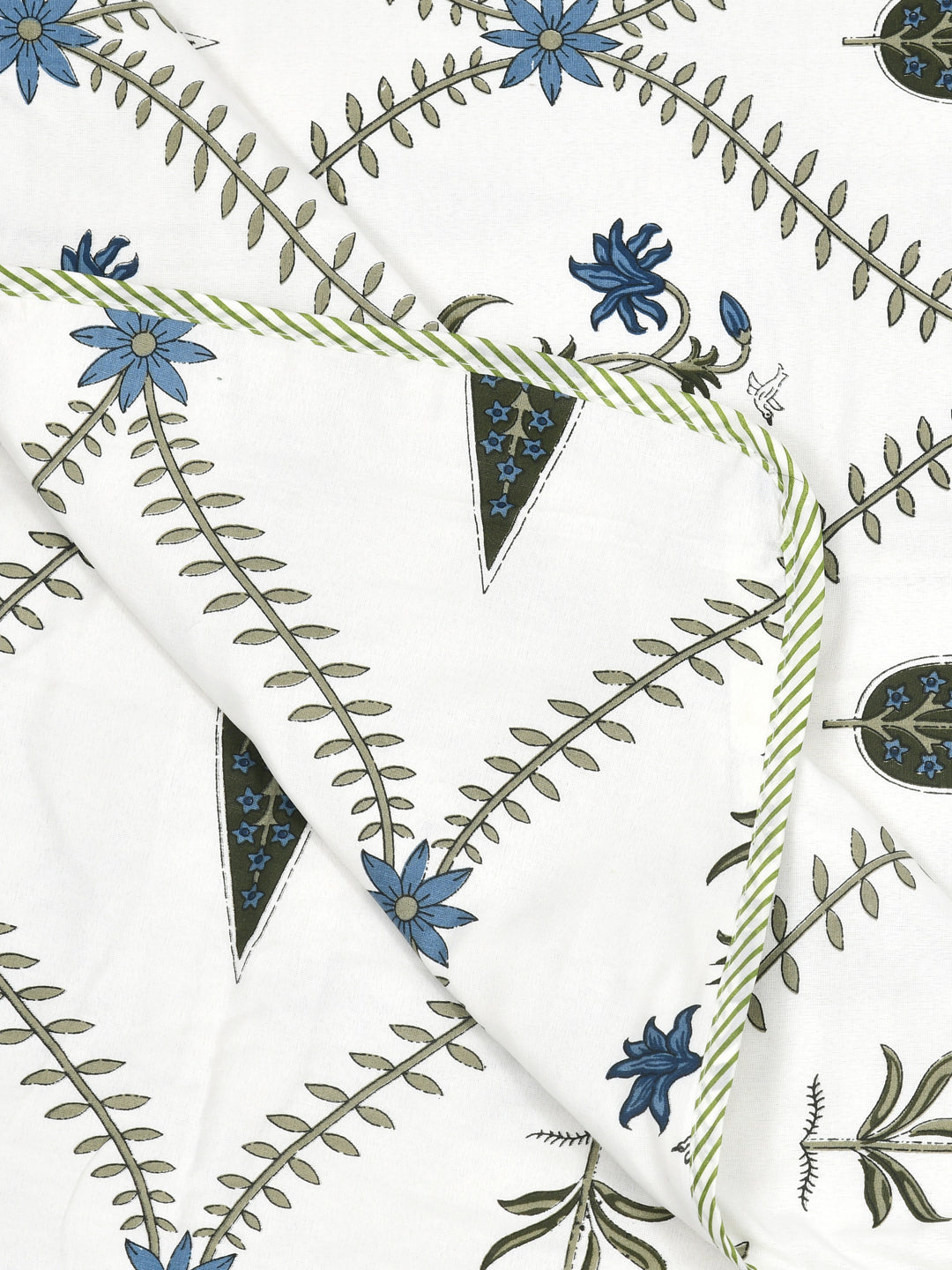 Ethnic Printed Reversible Single Bed Cotton AC Blanket | Lightweight Summer Dohar 60x90 inches