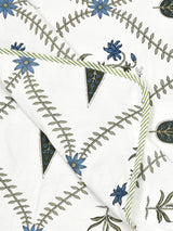 Ethnic Printed Reversible Single Bed Cotton AC Blanket | Lightweight Summer Dohar 60x90 inches